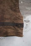 AVIVA JIFEI XUE single-breasted vest commonplace brand collection store AJX-SO-SBPV-2-ZONGKA mottled brown